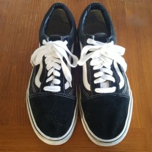 Vans Old Skool classic black and white suede